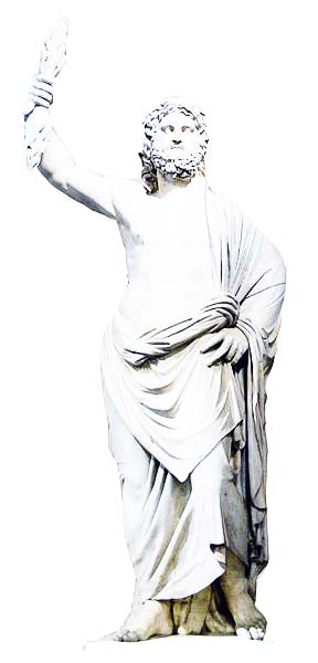 zeus ya da poseydon heykeli Atina arkeoloji muzesi